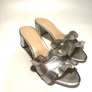 Loeffler Randall Vera Silver slide mule